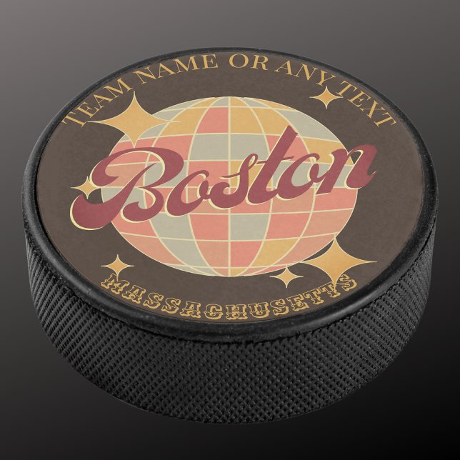 Boston Massachusetts City ice hockey Hockey Puck (Creator Uploaded)