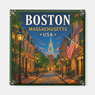 🍁 Boston Massachusetts Historic Visit 🍁 Magnet