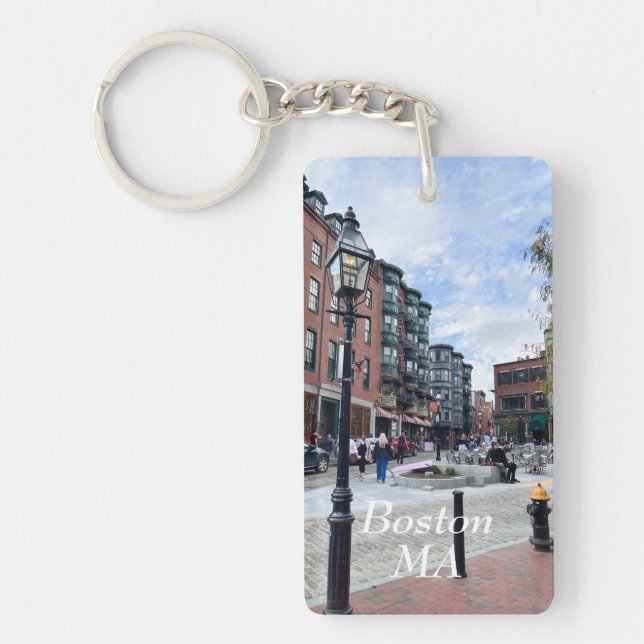 Boston Massachusetts Key Ring (Front)