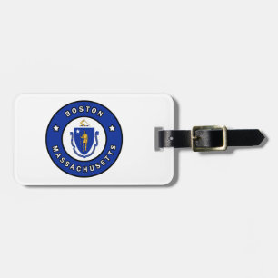 Boston Massachusetts Luggage Tag