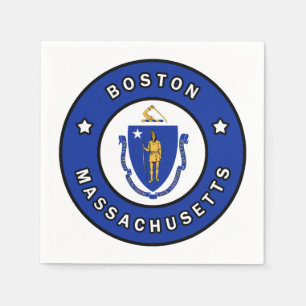 Boston Massachusetts Napkin