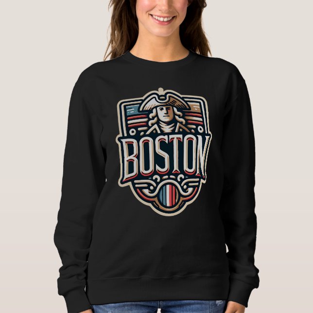 Boston Massachusetts Paul Revere Sweatshirt (Front)
