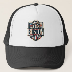 Boston Massachusetts Paul Revere Trucker Hat