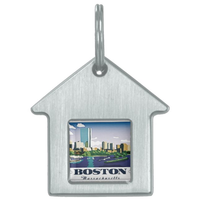 Boston, Massachusetts Pet Tag (Front)