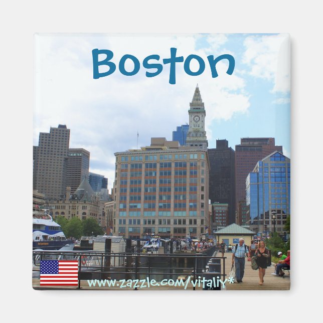 Boston Massachusetts photography magnet (Front)