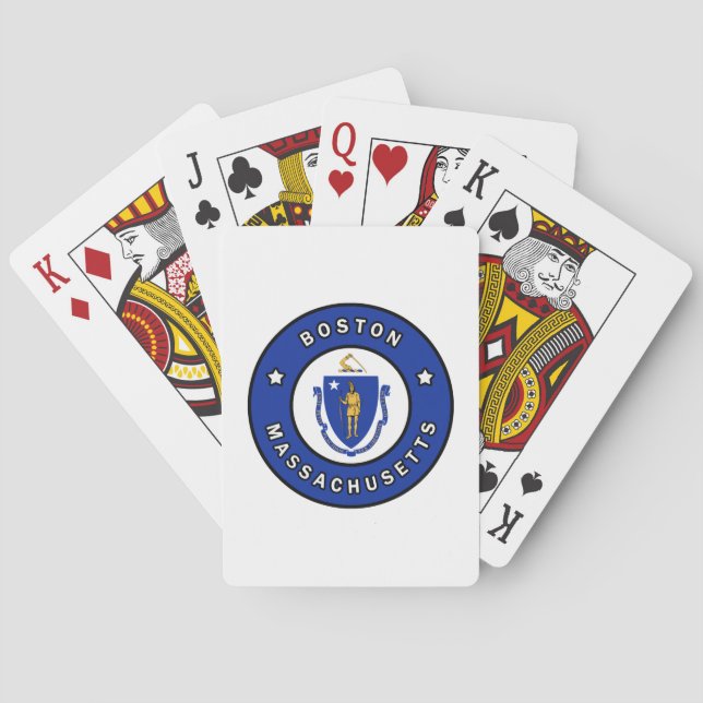 Boston Massachusetts Playing Cards (Back)