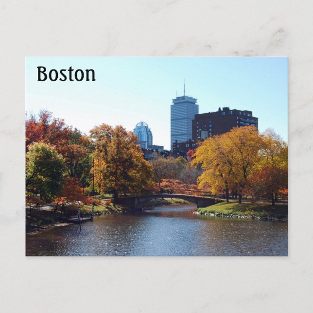 Boston Massachusetts Postcard (Front)