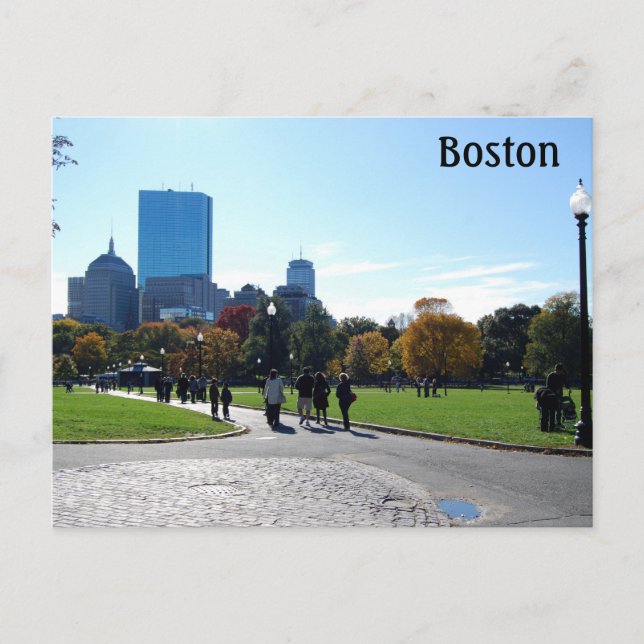 Boston Massachusetts Postcard (Front)