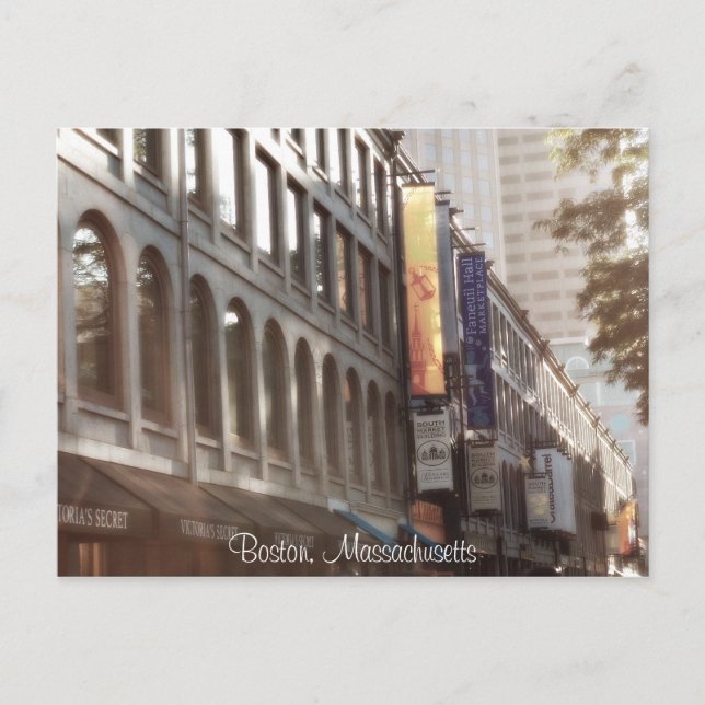 Boston, Massachusetts Postcard (Front)