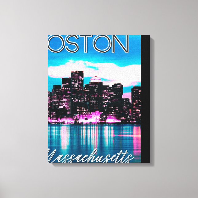 Boston Massachusetts Skyline     Canvas Print (Front)