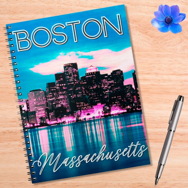 Boston Massachusetts Skyline       Notebook (Creator Uploaded)
