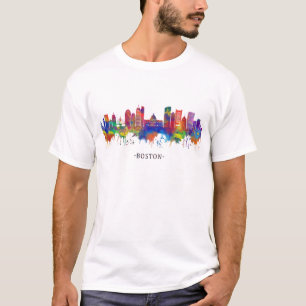 Boston Massachusetts Skyline T-Shirt