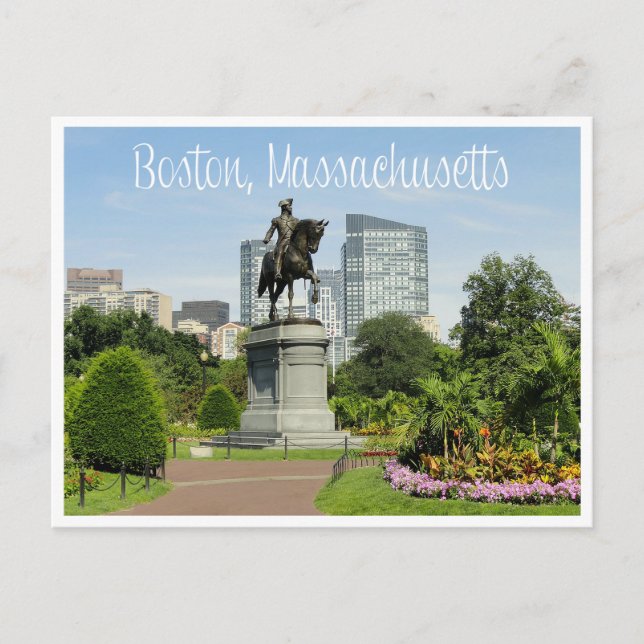 Boston Massachusetts Skyline - USA Postcard (Front)