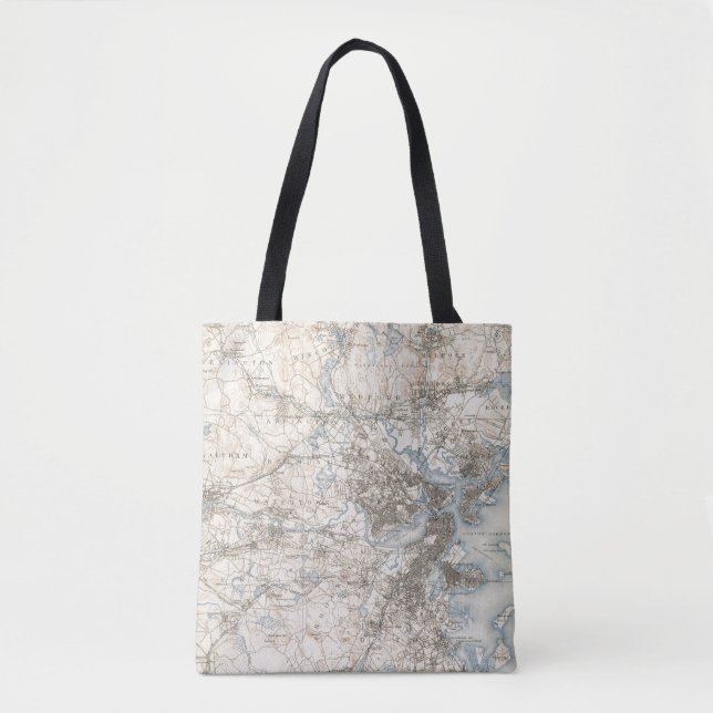 Boston, Massachusetts Tote Bag (Front)