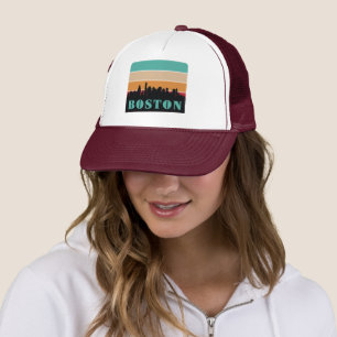 Boston Massachusetts Trucker Hat