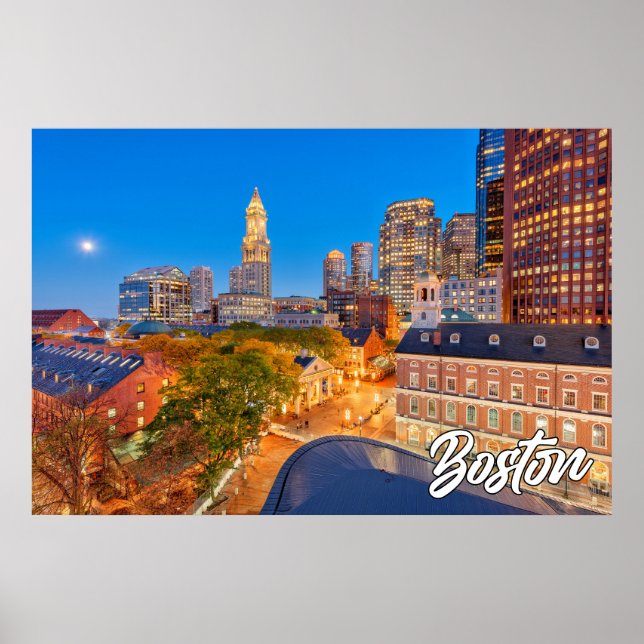 Boston, Massachusetts, United States Poster (Front)