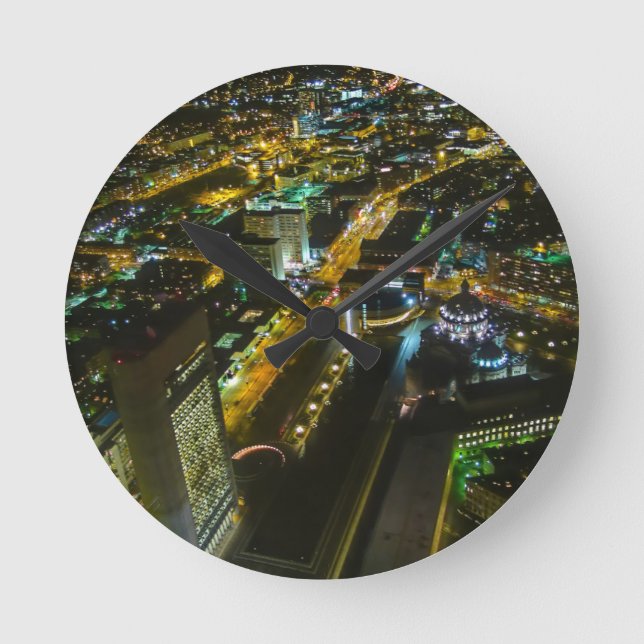 Boston, Massachusetts, USA Round Clock (Front)