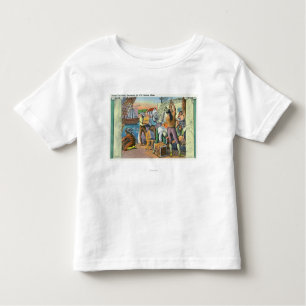 Boston, MassachusettsBoston Tea Party Scene Toddler T-Shirt