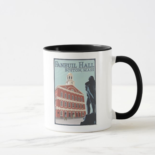 Boston, MassachusettsFaneuil Hall View Mug (Right)