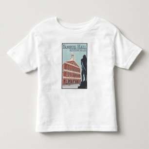 Boston, MassachusettsFaneuil Hall View Toddler T-Shirt