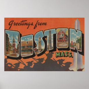 Boston, MassachusettsLarge Letter Scenes 2 Poster