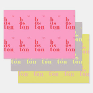 Boston Massachussetts gift wrapping supply Paper Sheet