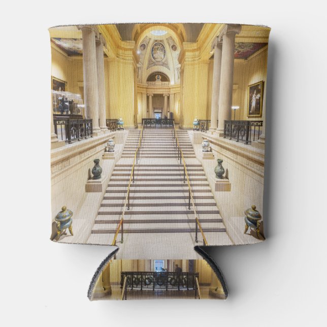 Boston MFA: American Art Landmark Can Cooler (Front)