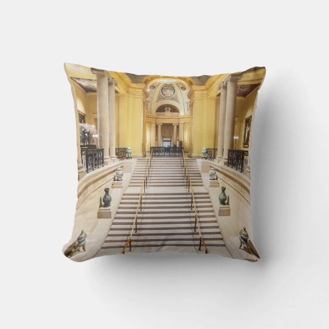 Boston MFA: American Art Landmark Cushion (Front)