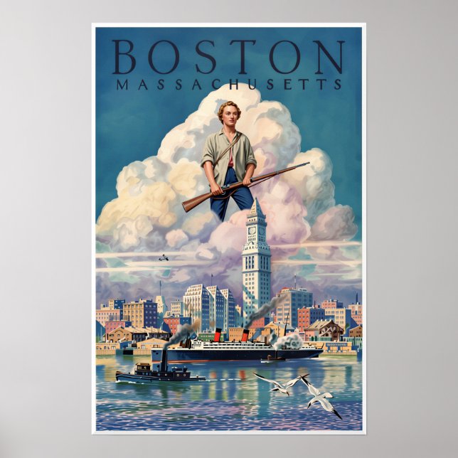 Boston Minuteman poster (Front)