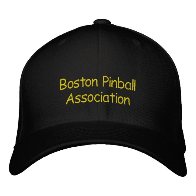 Boston Pinball Association Embroidered Hat (Front)