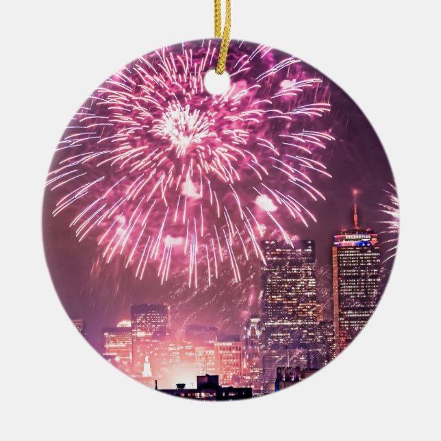 Boston Pops Fireworks Spectacular! Ceramic Tree Decoration (Front)
