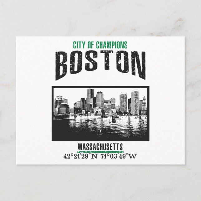 Boston Postcard (Front)