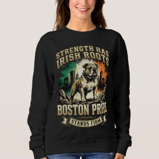 Boston Pride Irish Roots Bulldog Sweatshirt