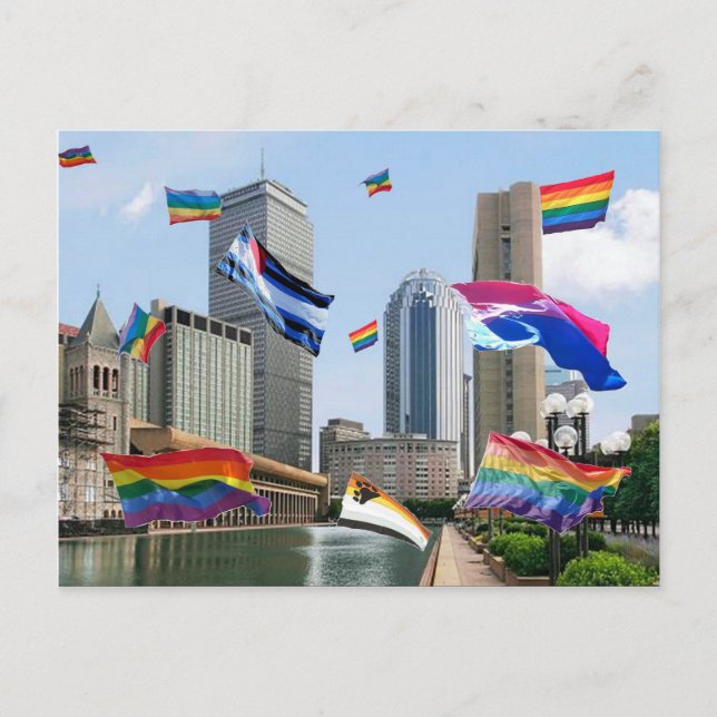 Boston Pride Postcard (Front)