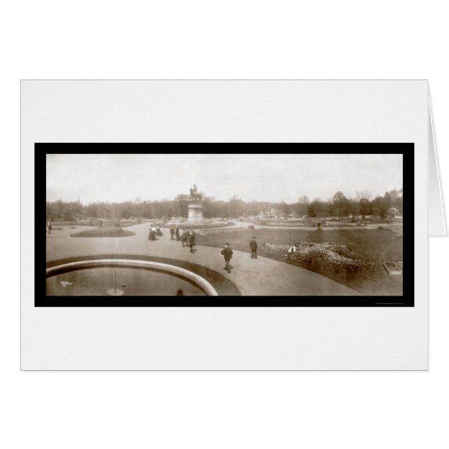 Boston Public Gardens Photo 1904 (Front Horizontal)