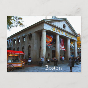 Boston Quincy Market Postcard