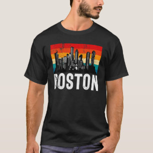 Boston  Retro Boston  Boston Massachusetts T-Shirt