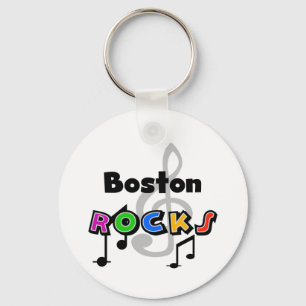 Boston Rocks Key Ring