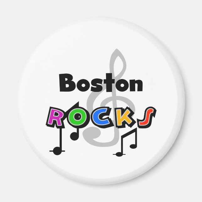 Boston Rocks Magnet (Front)