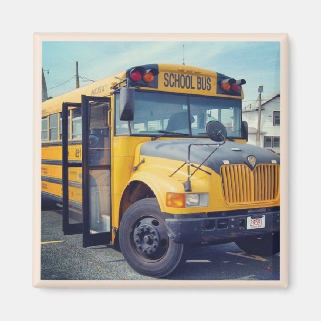 Boston School Bus Magnet (Front)