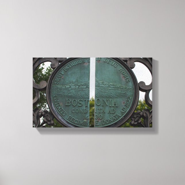 Boston Seal Canvas Print (Front)