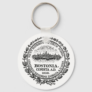Boston Seal Key Ring