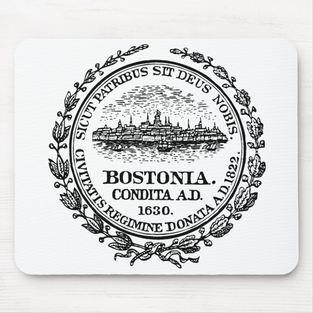 Boston Seal Mouse Pad (Front)