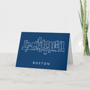 Boston Skyline Card