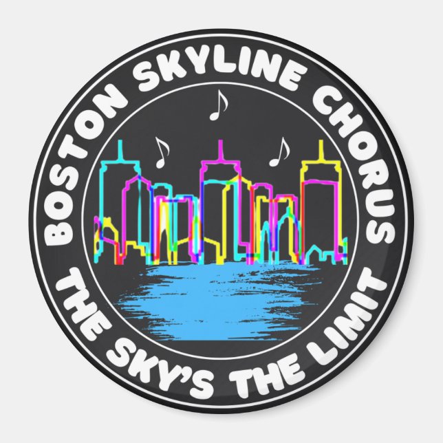 Boston Skyline Chorus Logo Magnet  (Front)