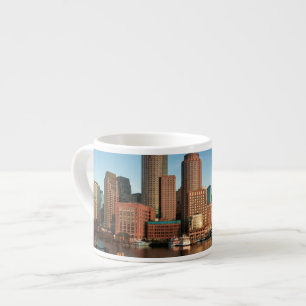 Boston skyline espresso cup