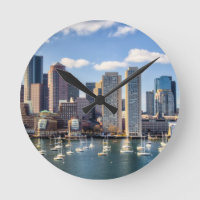 Boston skyline from waterfront