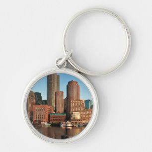 Boston skyline key ring