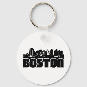 Boston Skyline Key Ring