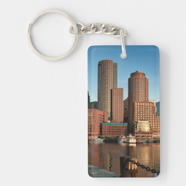 Boston skyline key ring (Front)